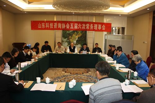 山東科技咨詢中心有限公司五屆六次常務(wù)理事會在濟(jì)南召開